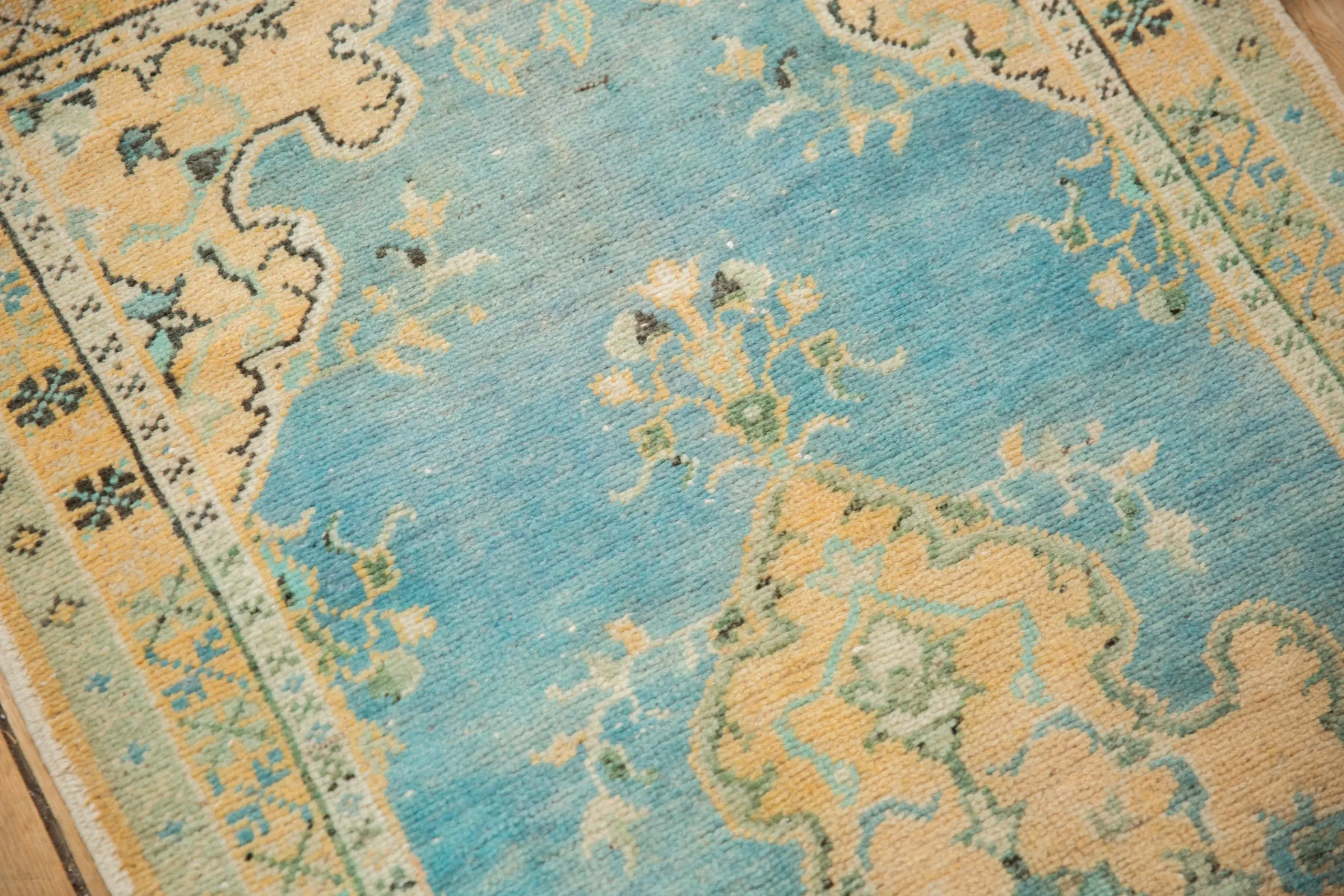 2.5x5 Vintage Distressed Oushak Rug Runner