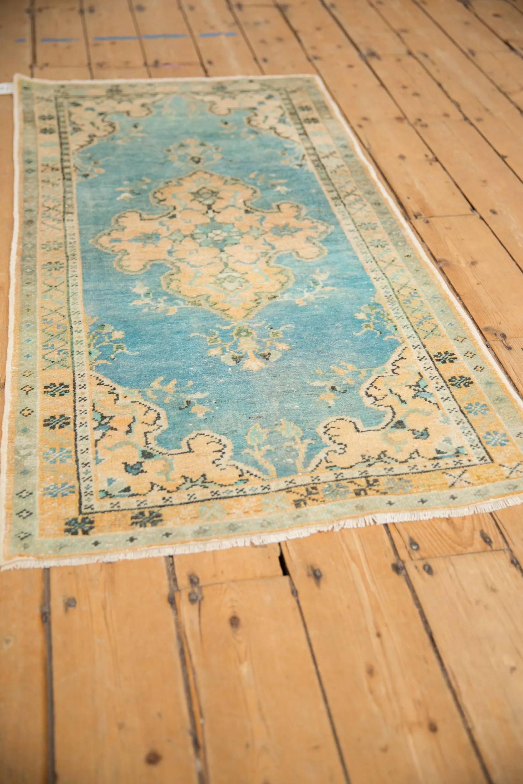 2.5x5 Vintage Distressed Oushak Rug Runner