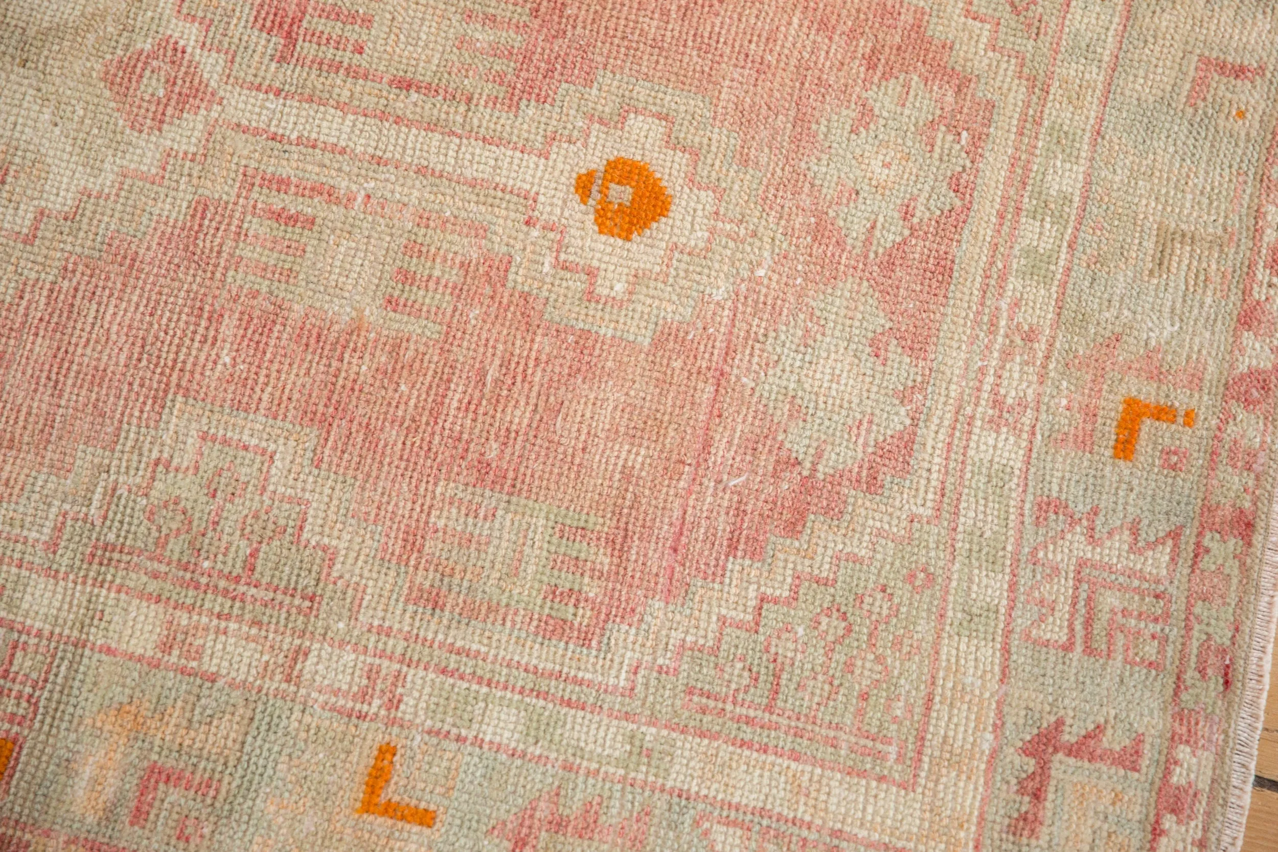 2.5x5 Vintage Distressed Oushak Rug Runner