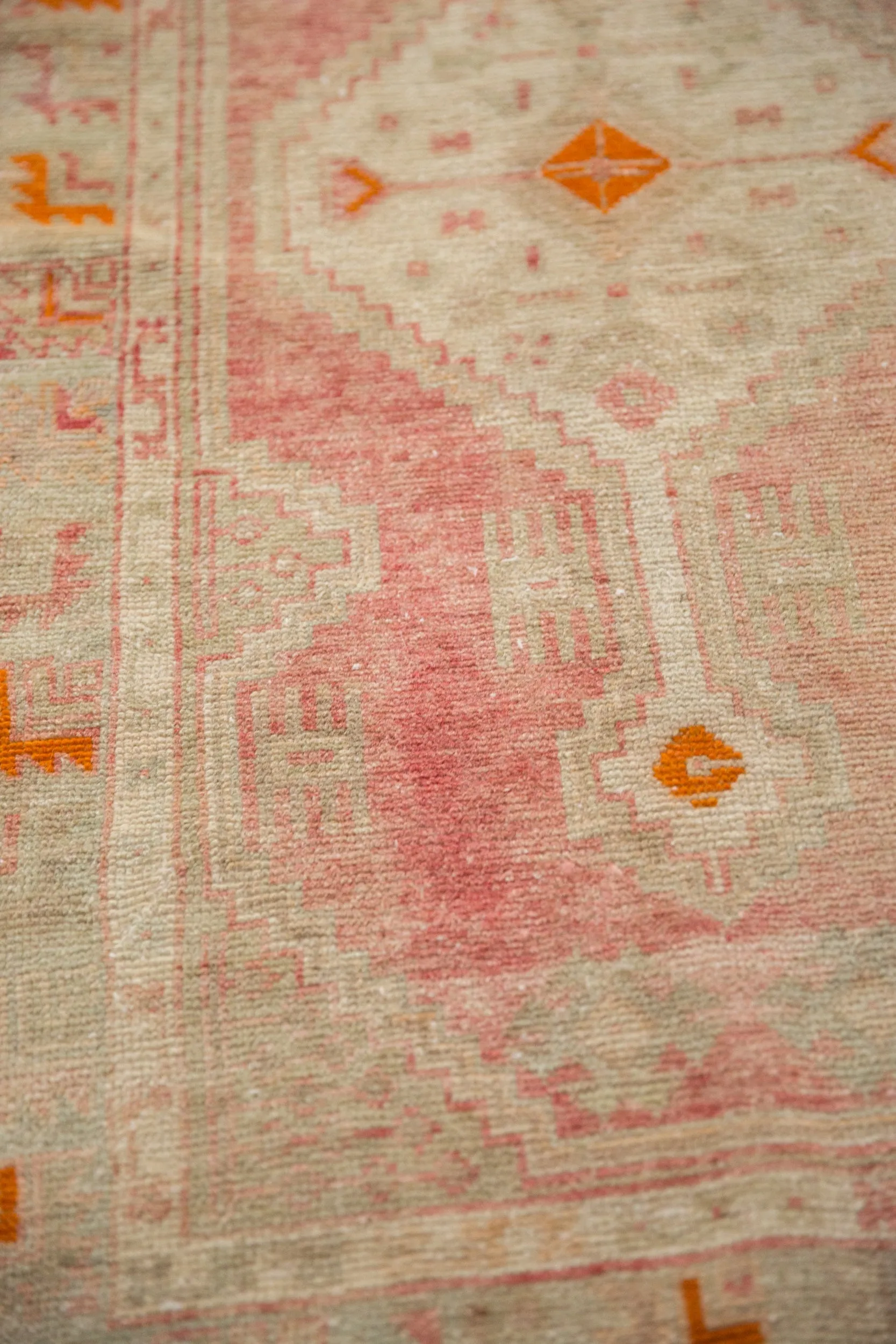 2.5x5 Vintage Distressed Oushak Rug Runner