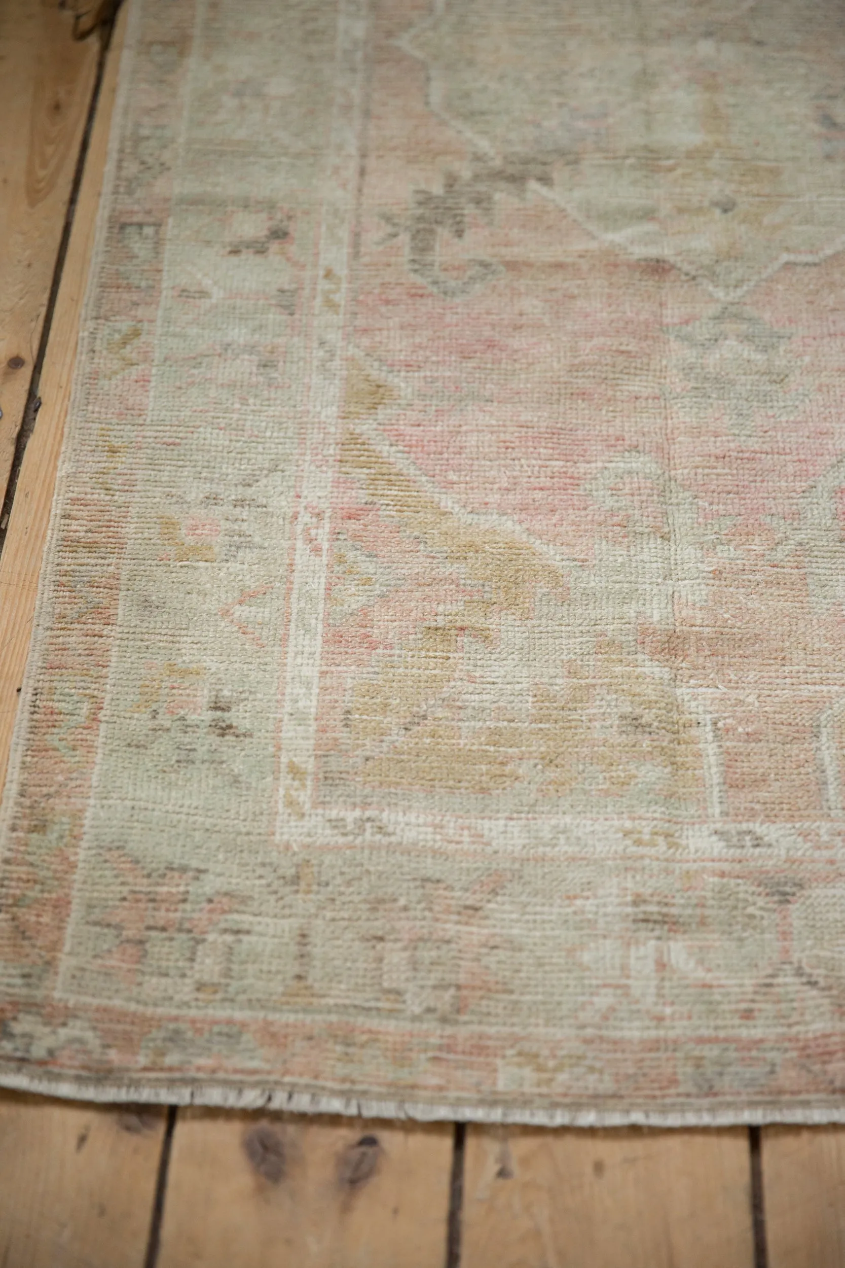 2.5x5.5 Vintage Distressed Oushak Rug Runner