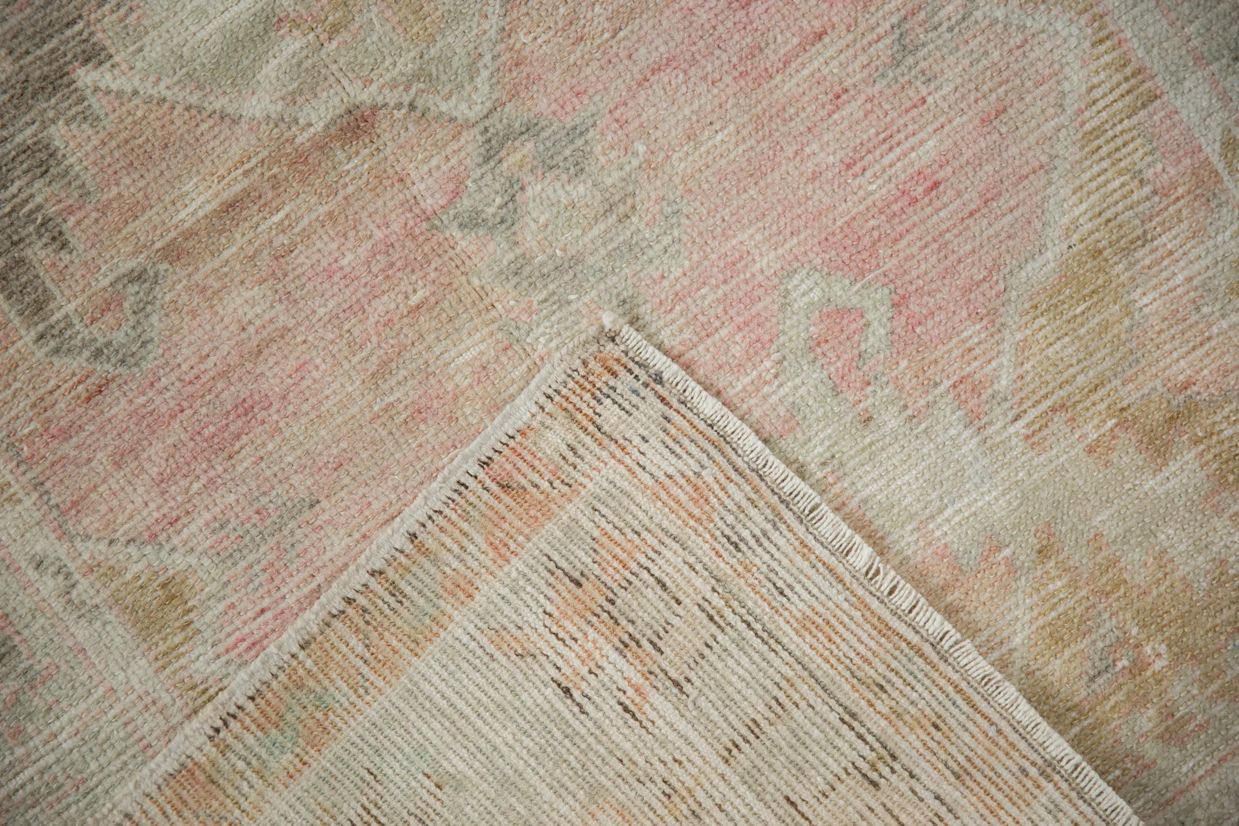 2.5x5.5 Vintage Distressed Oushak Rug Runner