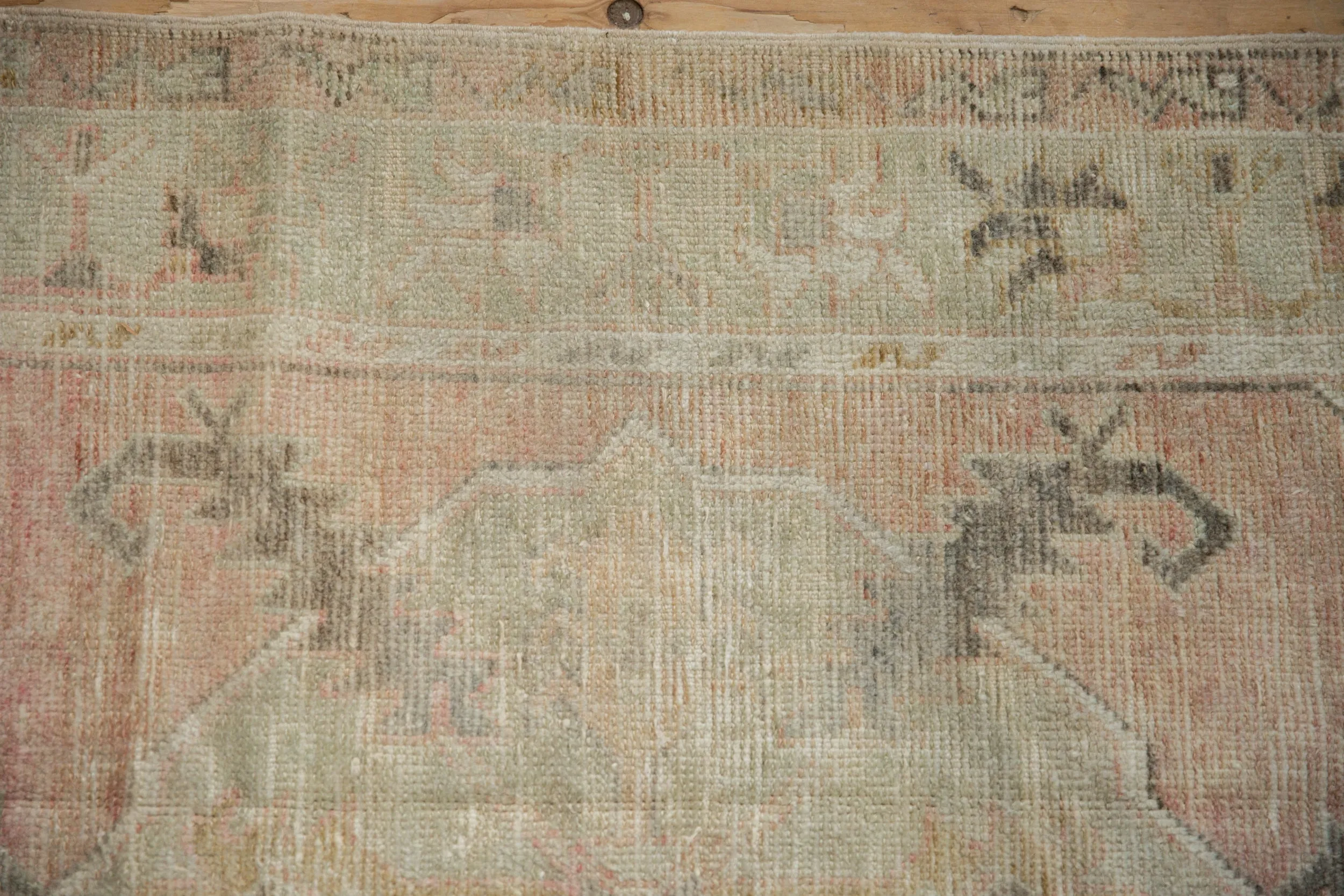 2.5x5.5 Vintage Distressed Oushak Rug Runner