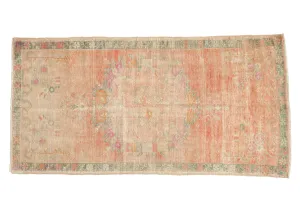 2.5x5.5 Vintage Distressed Oushak Rug Runner
