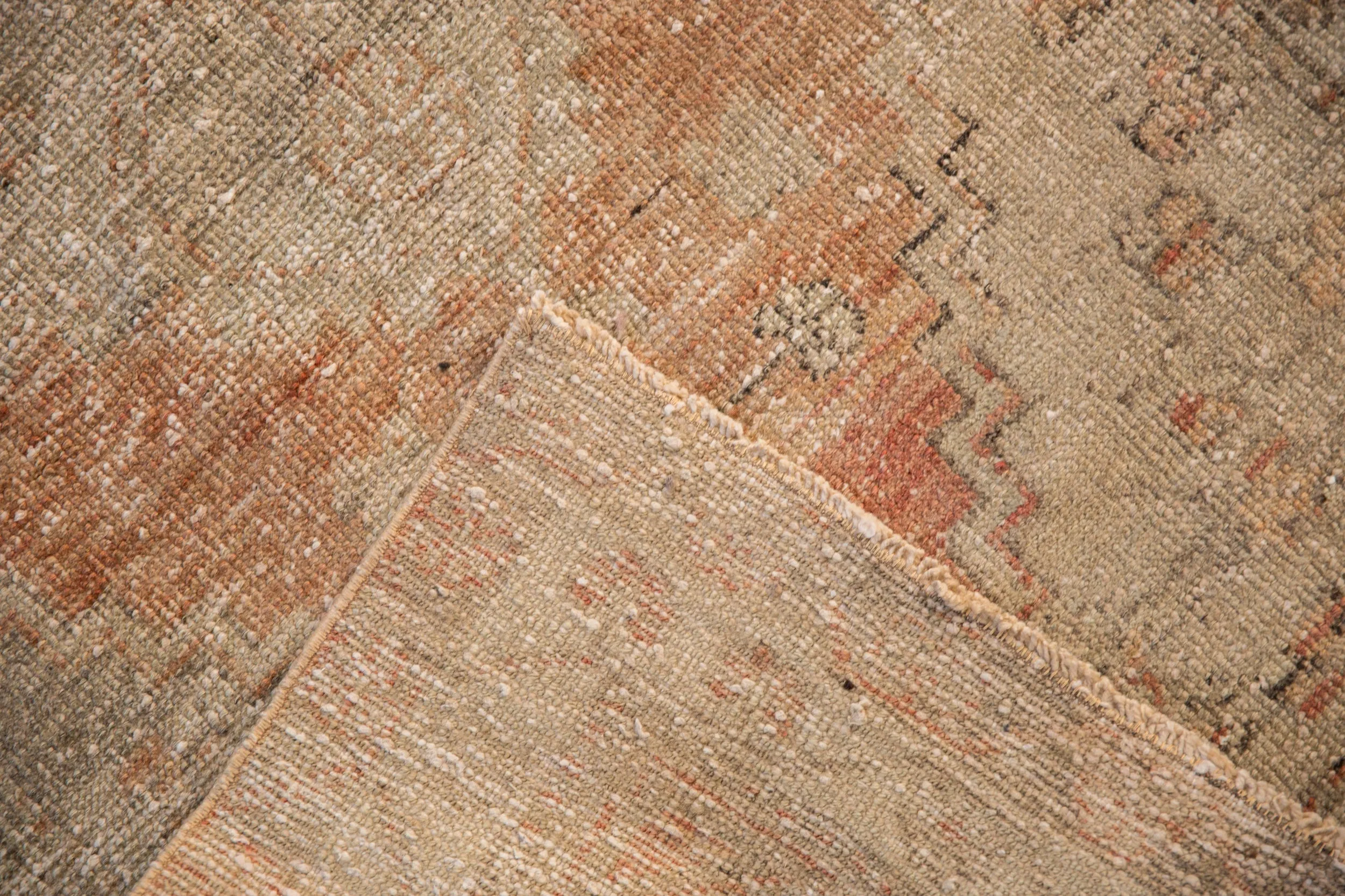2.5x9 Vintage Distressed Oushak Rug Runner