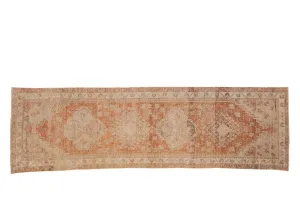 2.5x9 Vintage Distressed Oushak Rug Runner