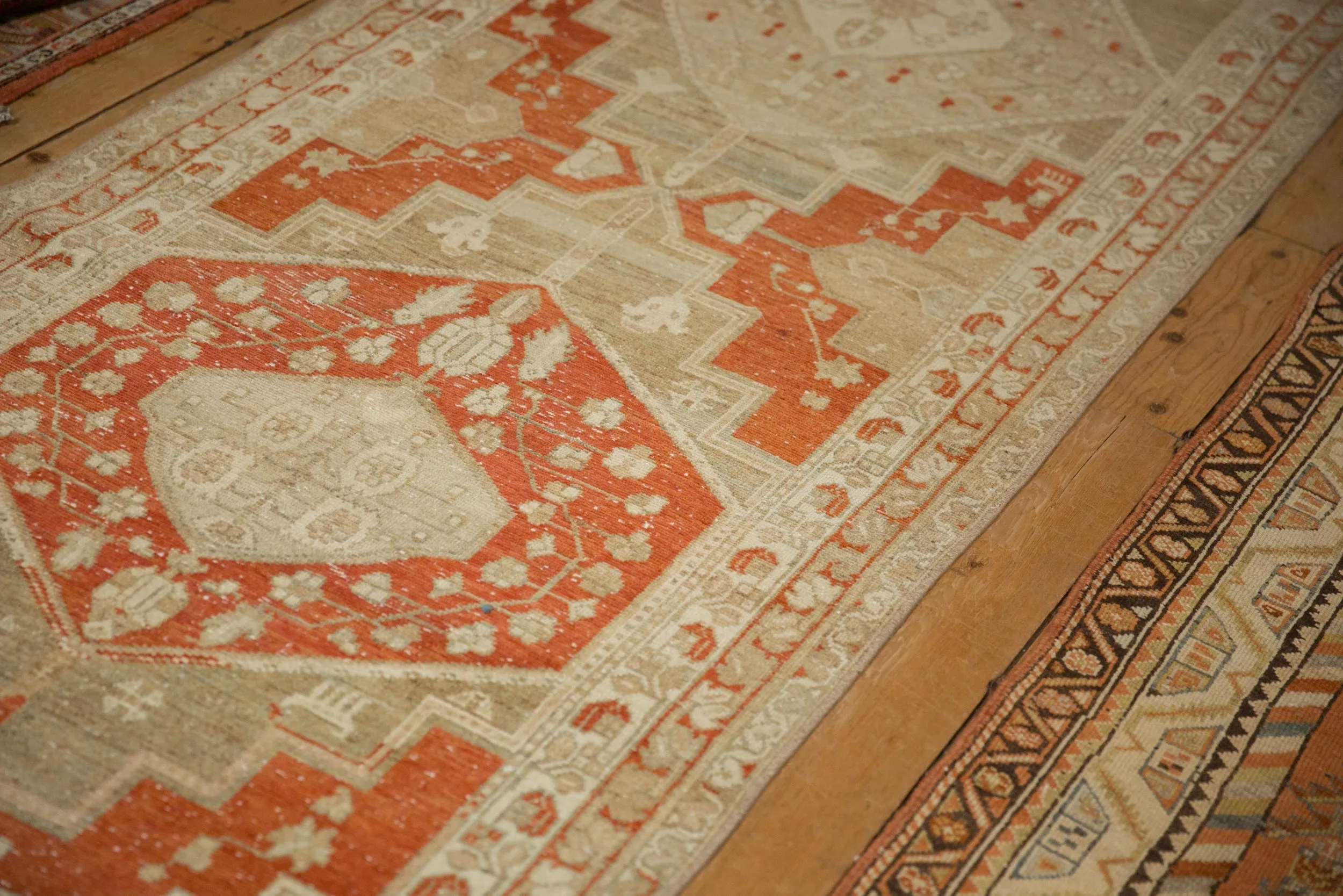 3.5x14.5 Vintage Distressed Malayer Rug Runner