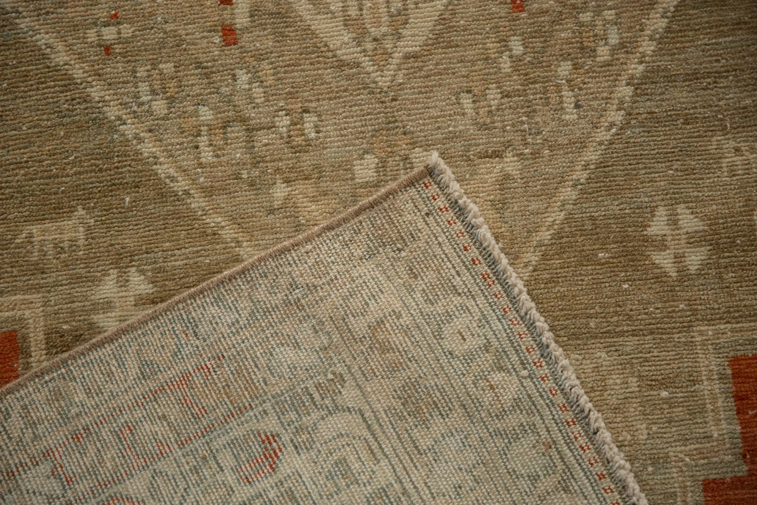 3.5x14.5 Vintage Distressed Malayer Rug Runner