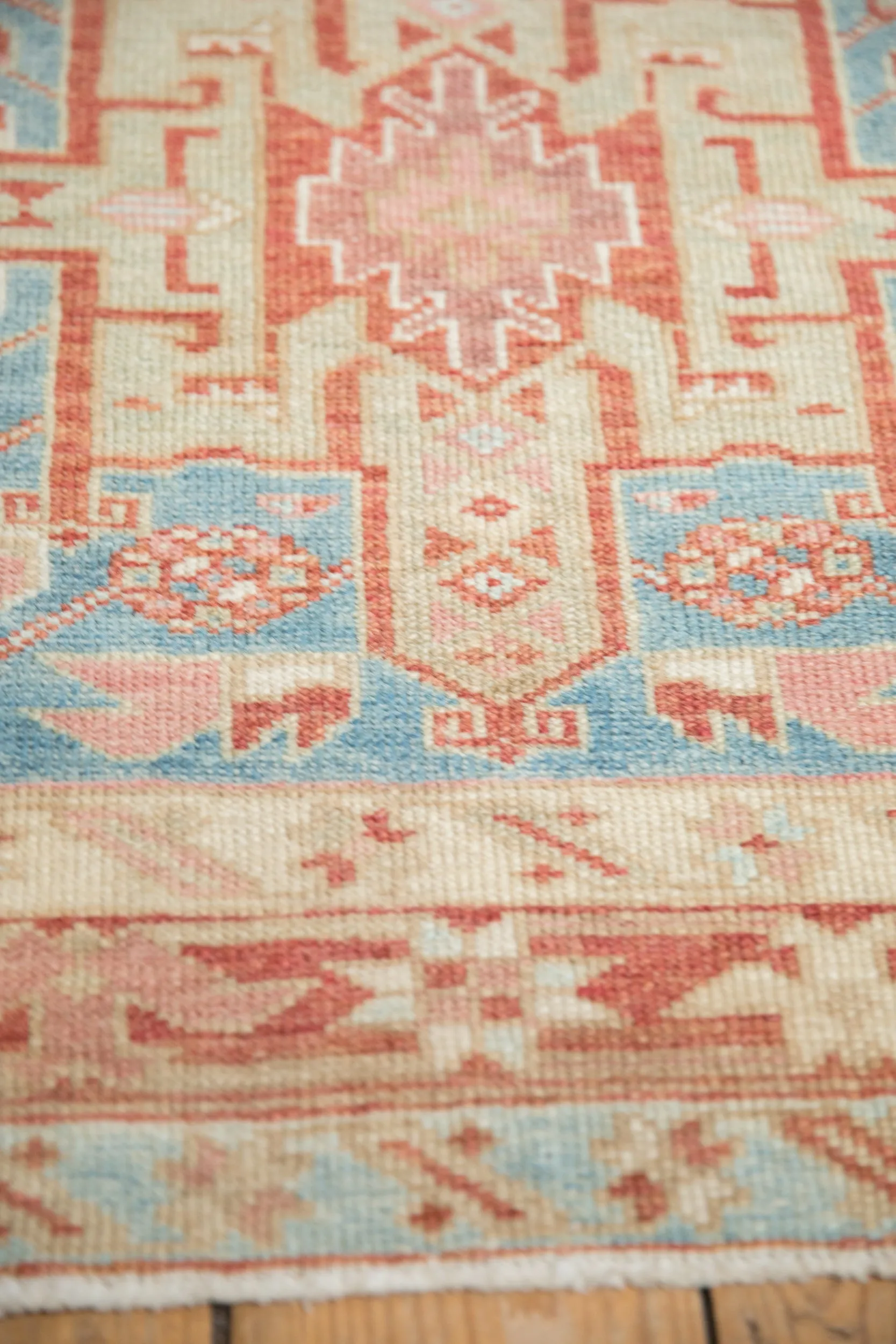 3.5x15 Vintage Distressed Karaja Rug Runner