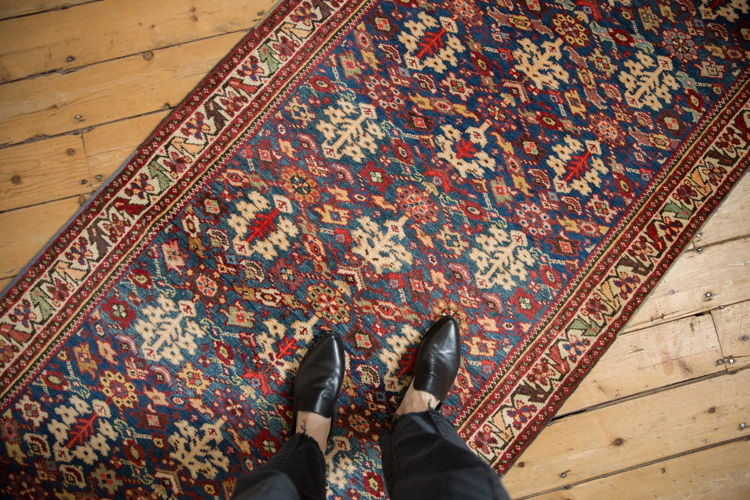 3.5x17 Vintage Malayer Rug Runner