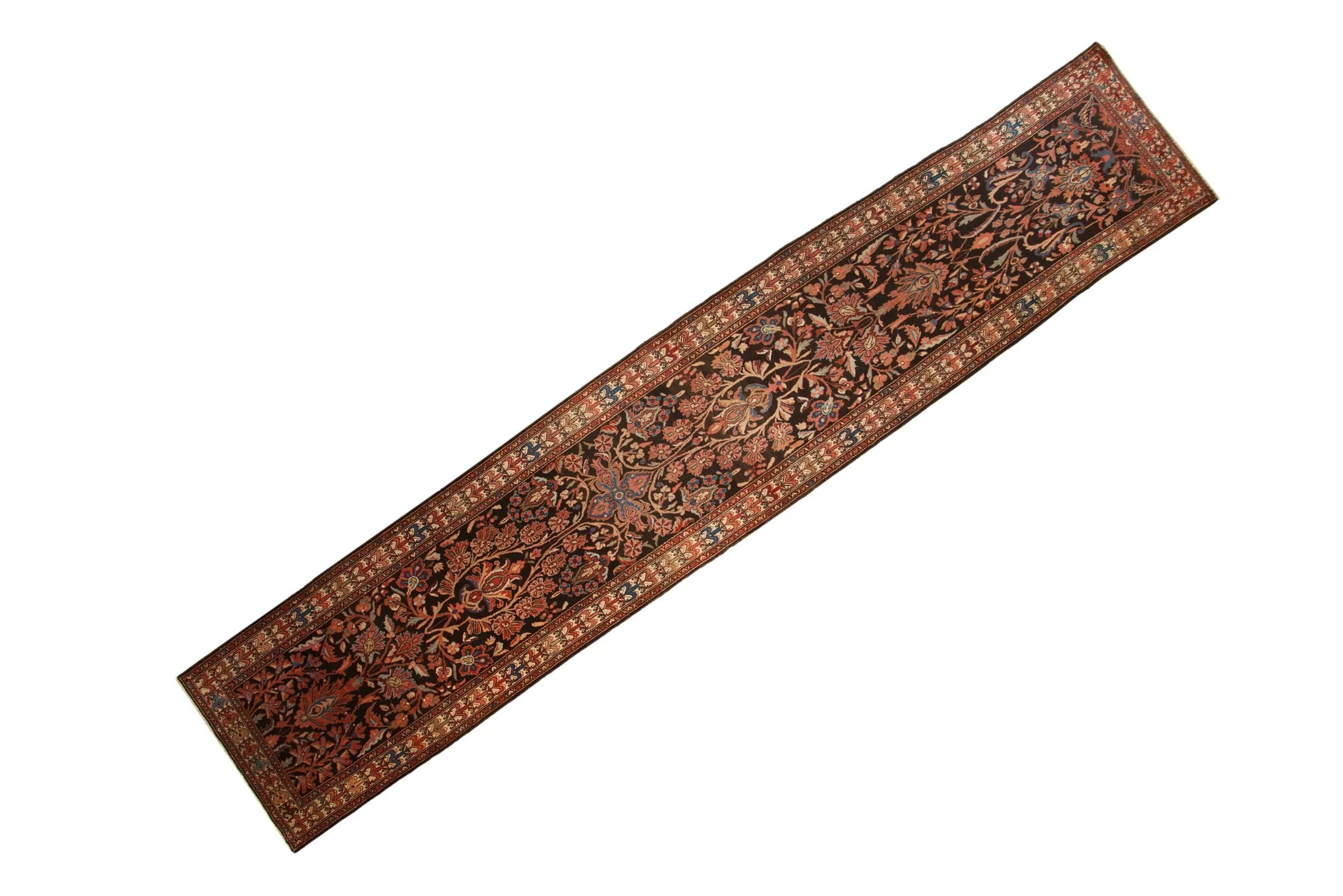 3.5x18.5 Vintage Malayer Rug Runner