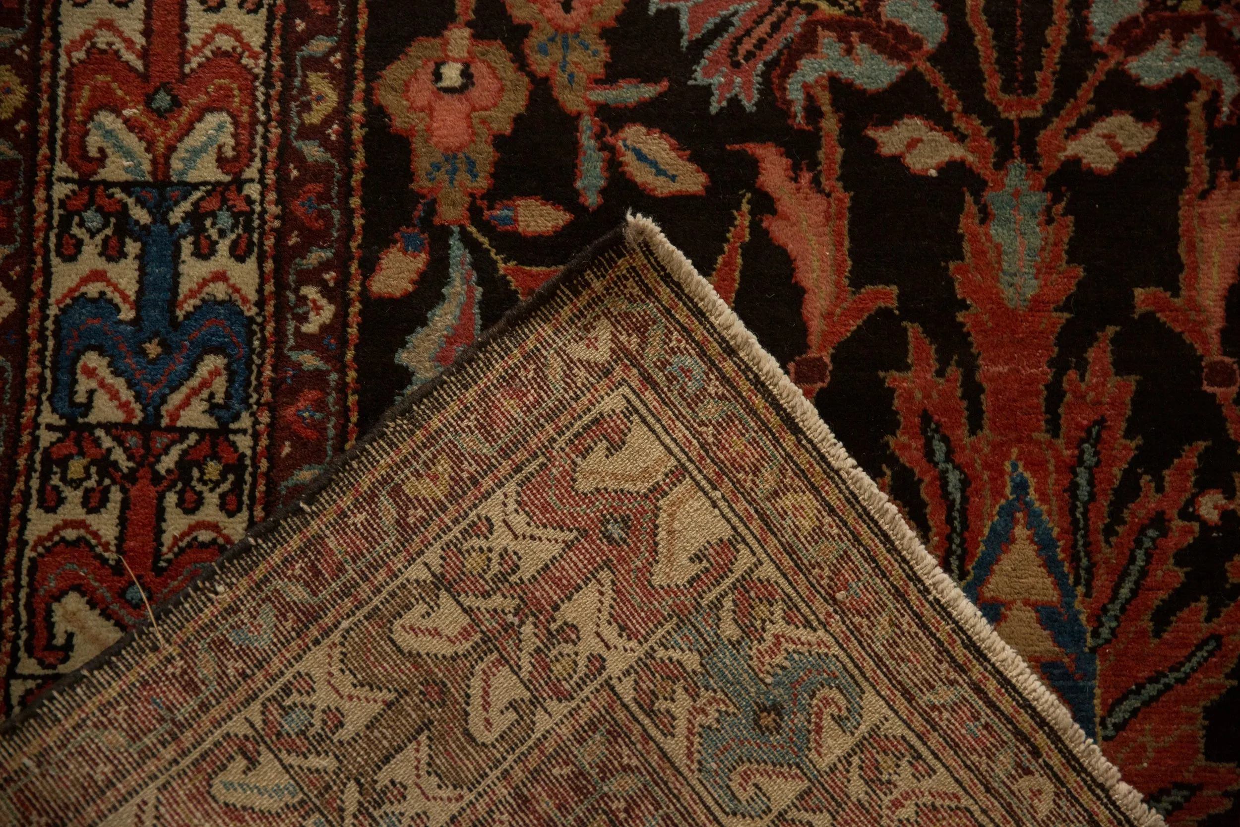 3.5x18.5 Vintage Malayer Rug Runner
