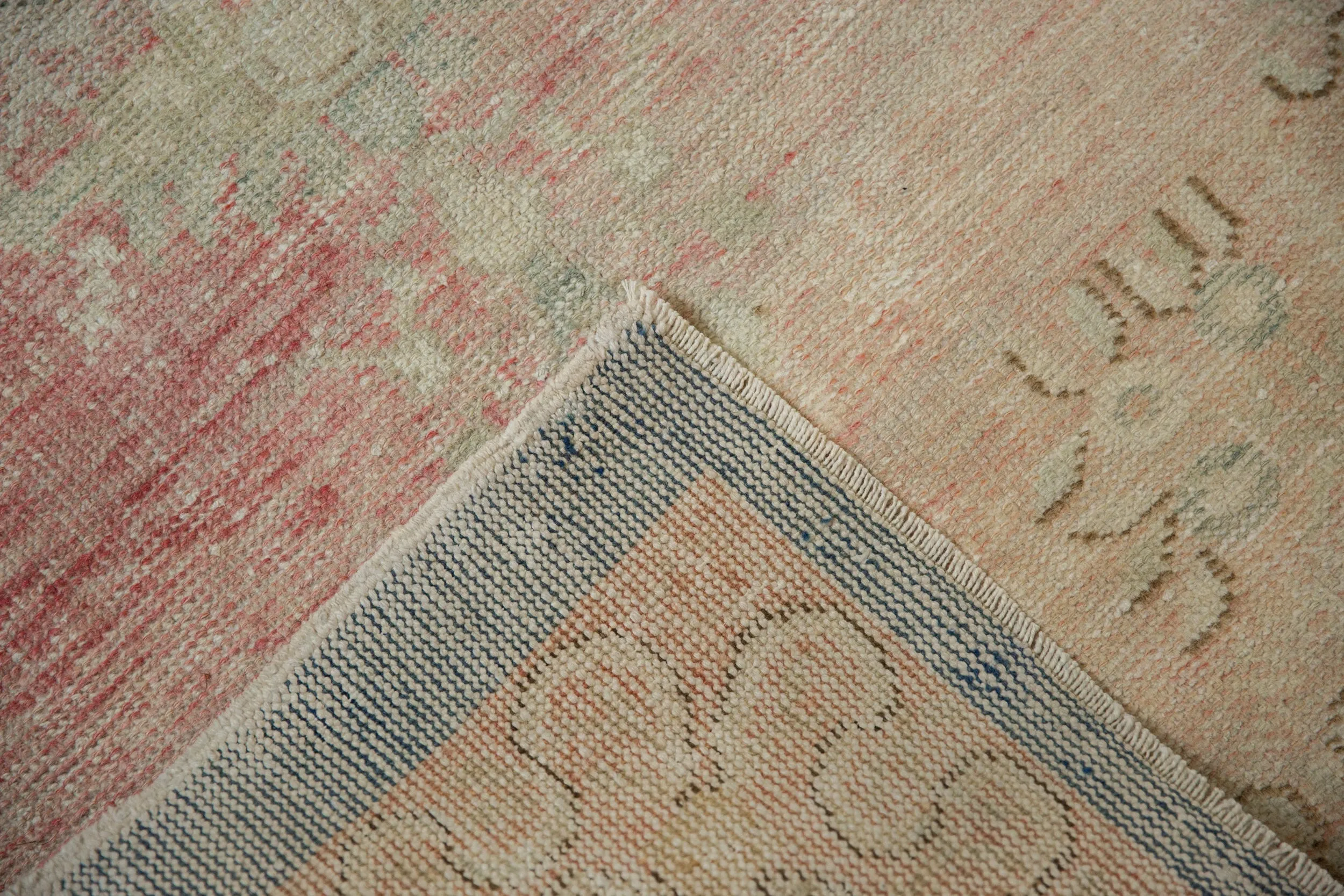 3x6 Vintage Distressed Oushak Rug Runner