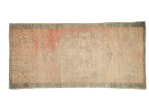 3x6 Vintage Distressed Oushak Rug Runner