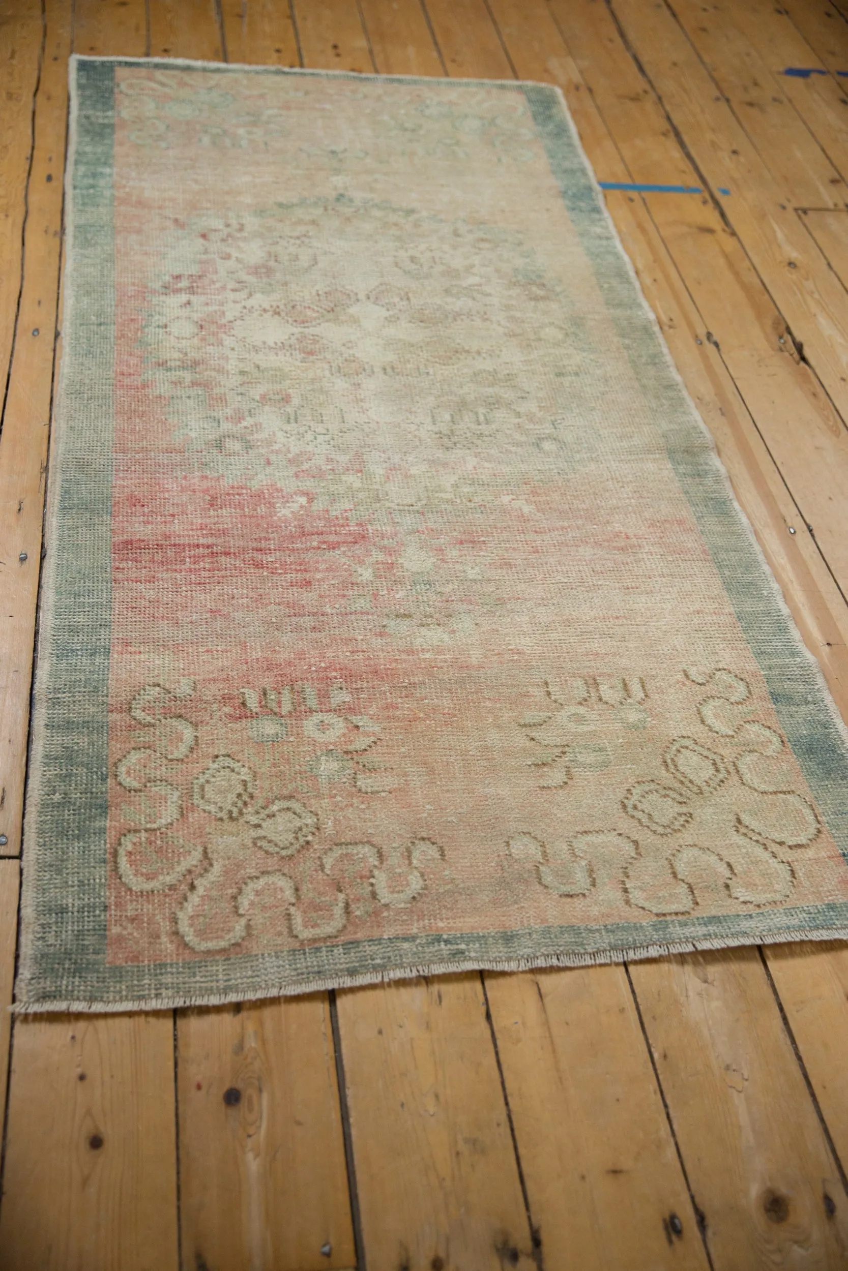 3x6 Vintage Distressed Oushak Rug Runner