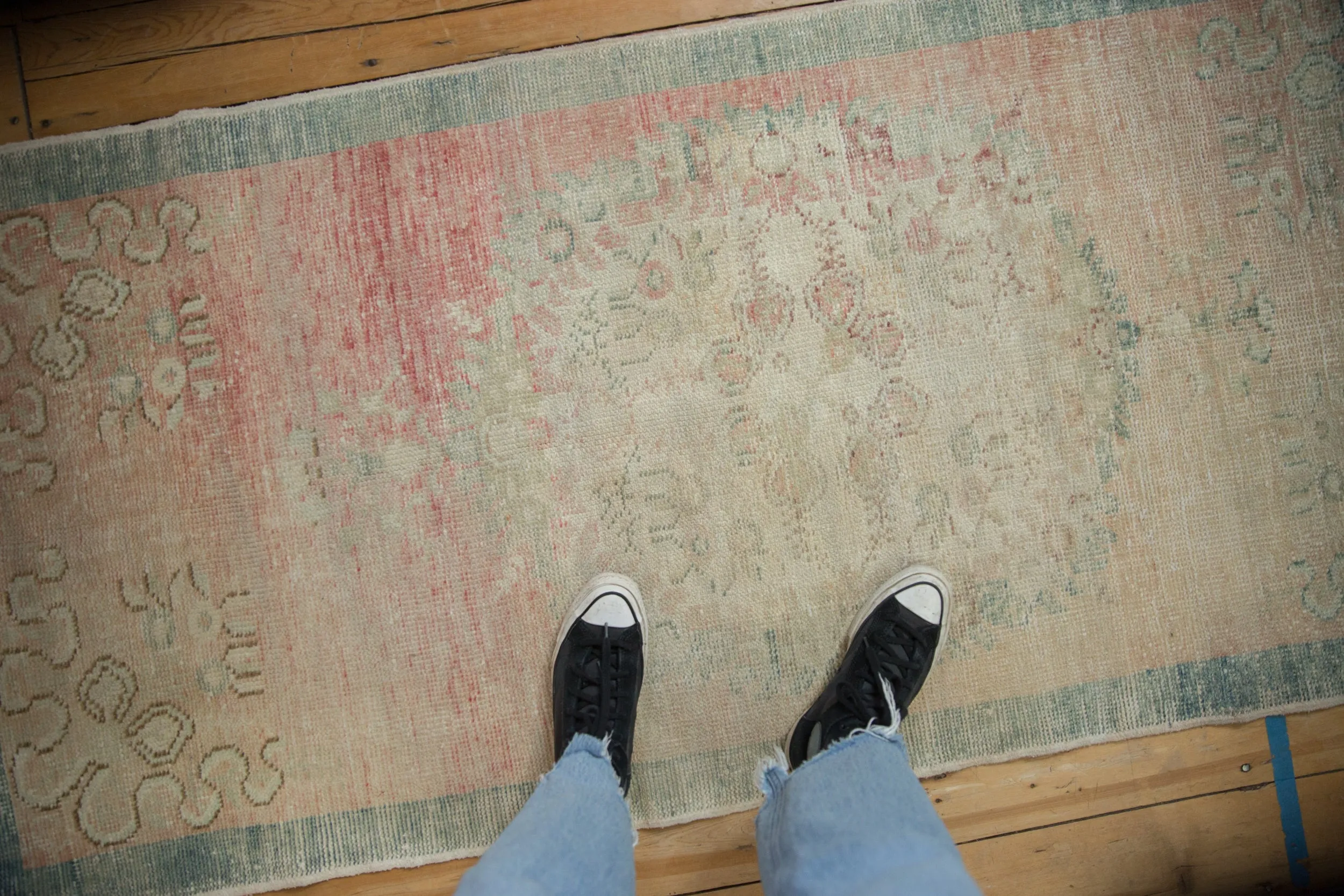 3x6 Vintage Distressed Oushak Rug Runner