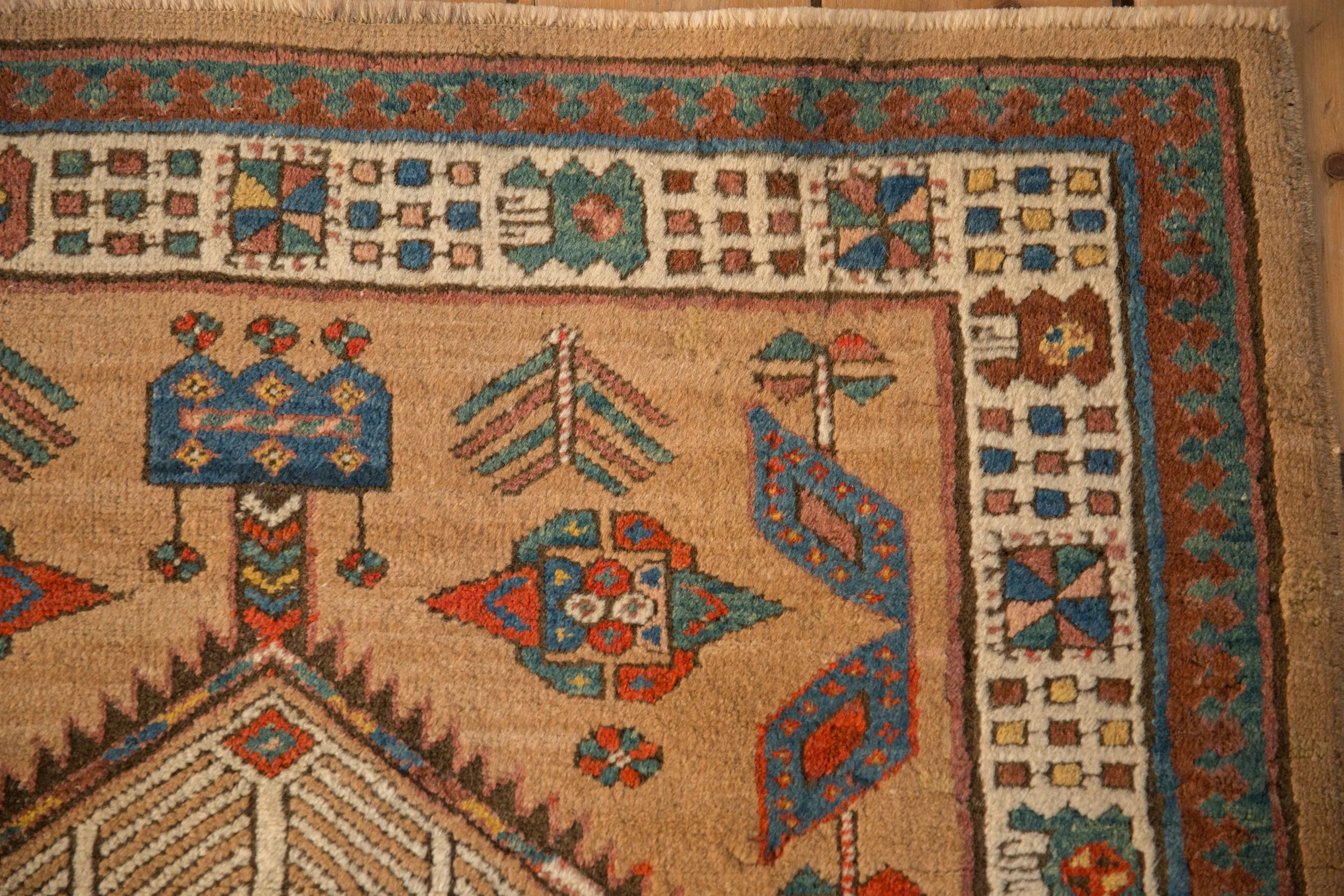 3x7.5 Vintage Serab Rug Runner