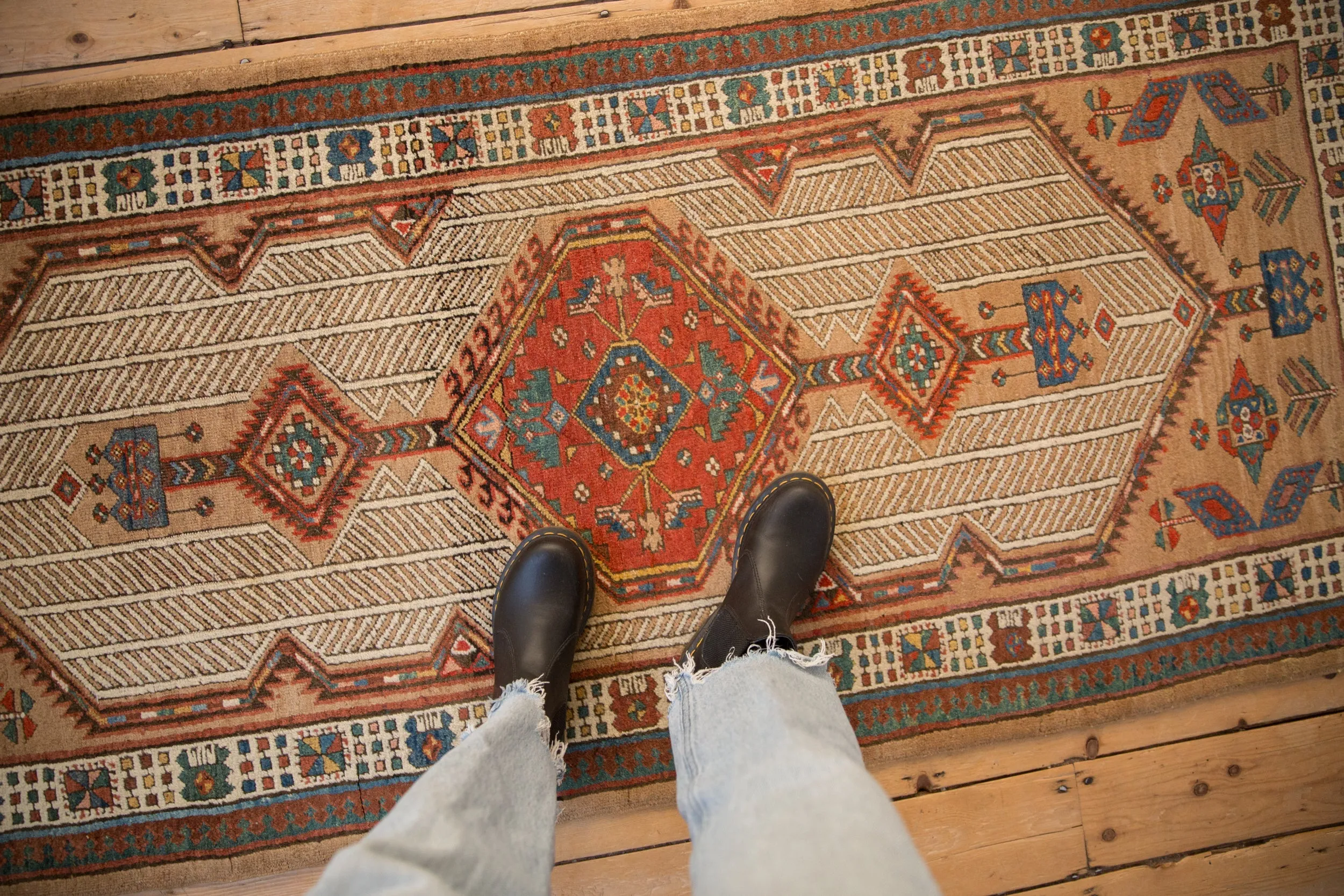 3x7.5 Vintage Serab Rug Runner