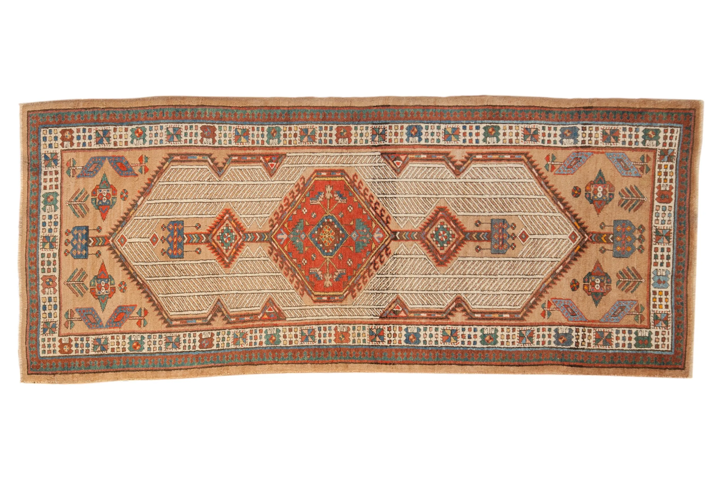 3x7.5 Vintage Serab Rug Runner