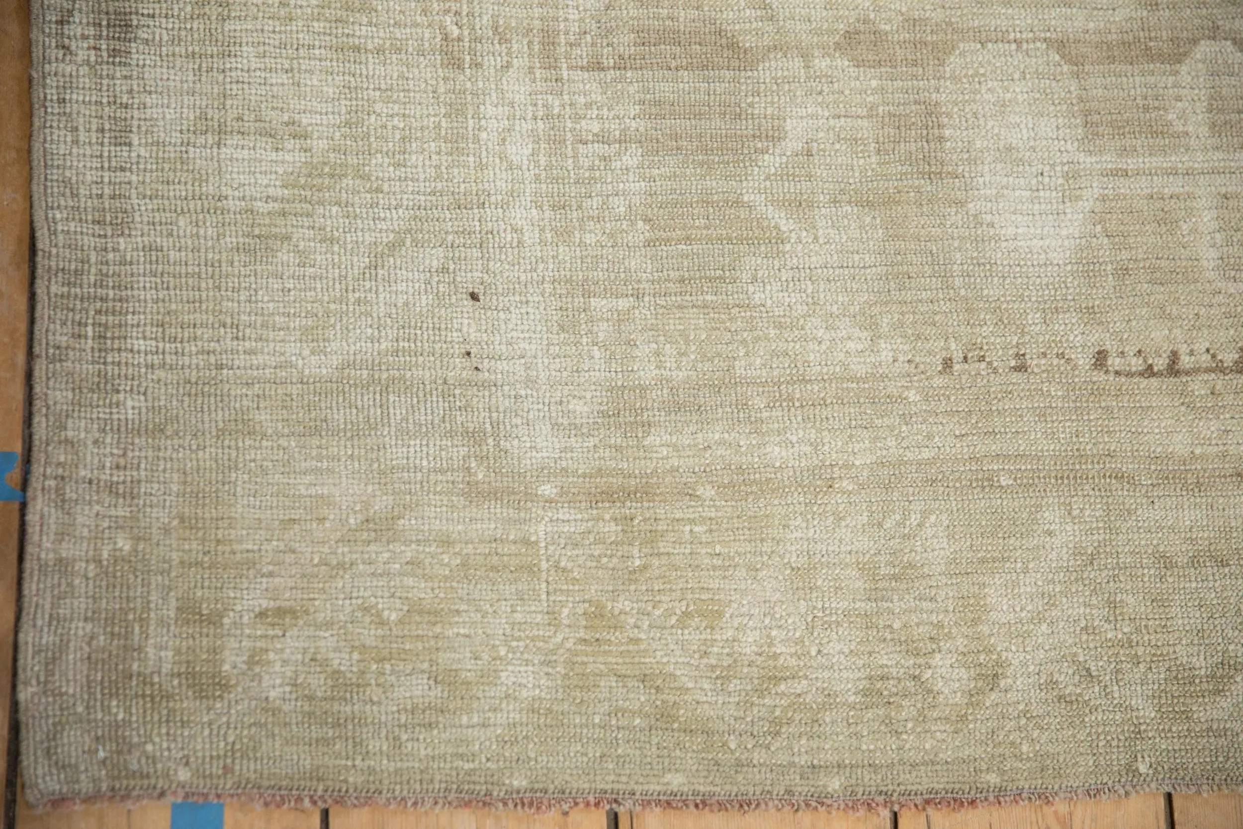 4.5x10.5 Vintage Distressed Oushak Rug Runner
