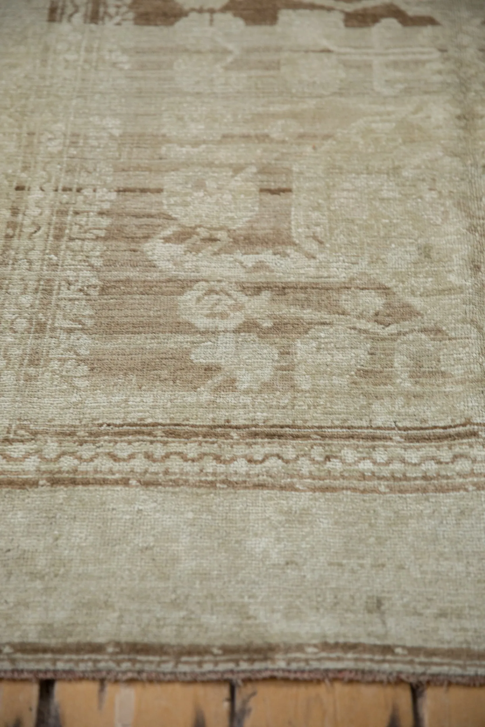 4.5x10.5 Vintage Distressed Oushak Rug Runner