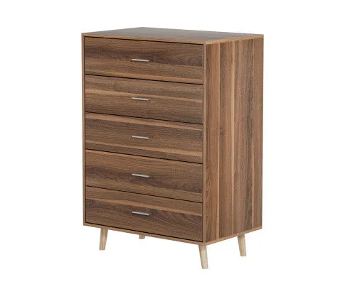 5 Chest of Drawers - MIRI Walnut