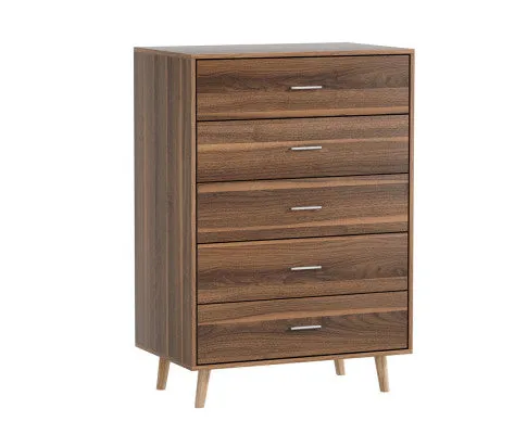 5 Chest of Drawers - MIRI Walnut