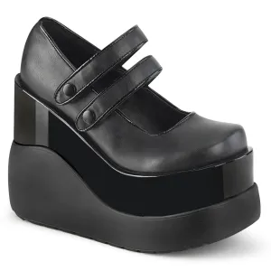 5 Inch Wedge Platform VOID-37 Black Pu