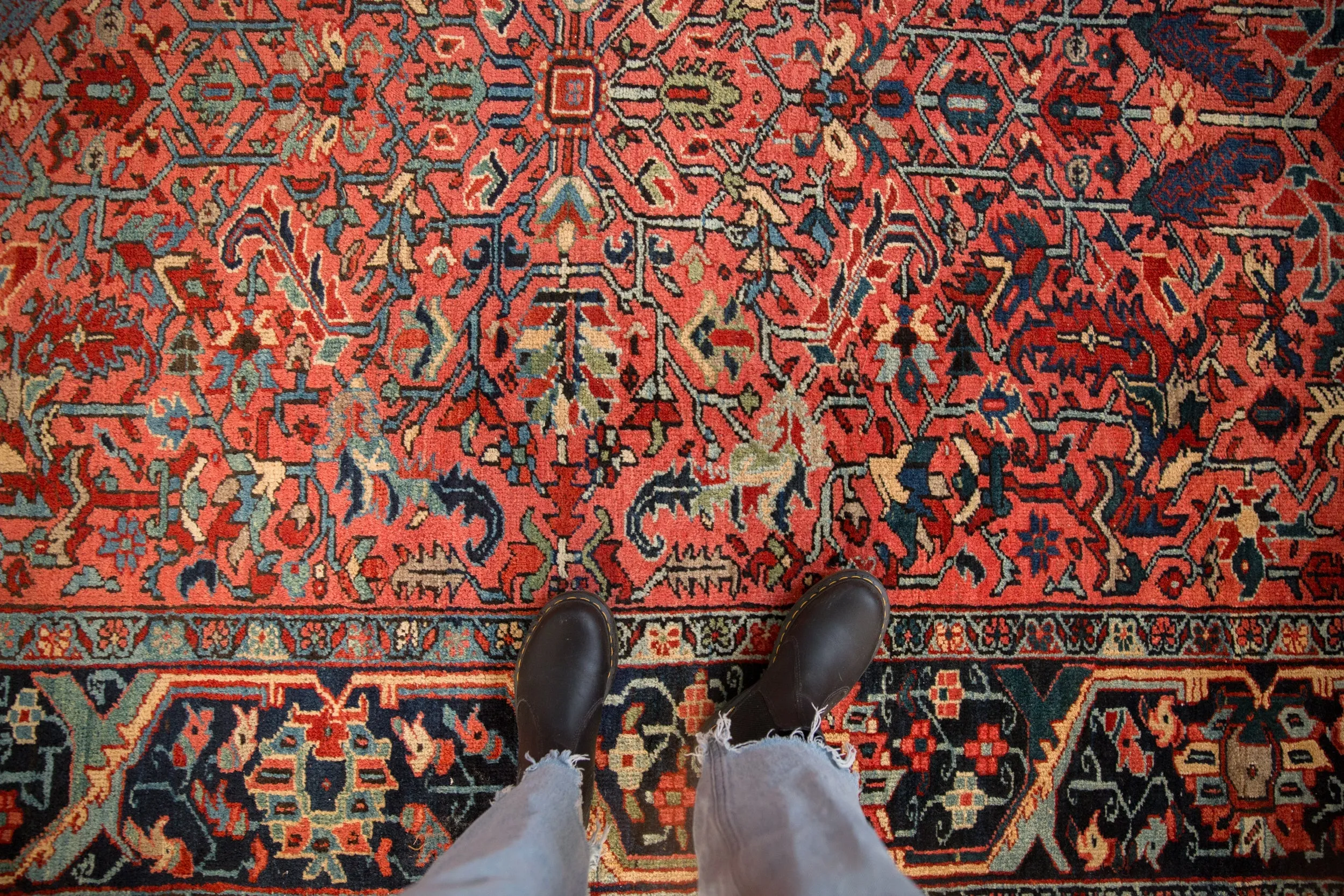 6x12 Vintage Heriz Rug Runner