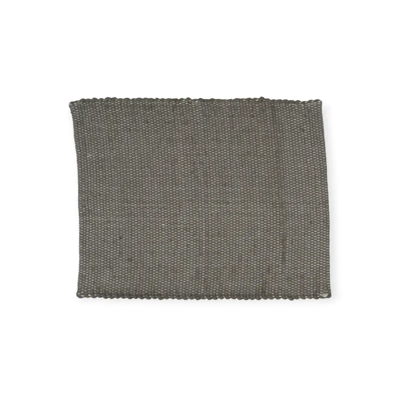 Amelia Jackson Placemat and Table Runners Dhurrie Tabby Charcoal SPM012