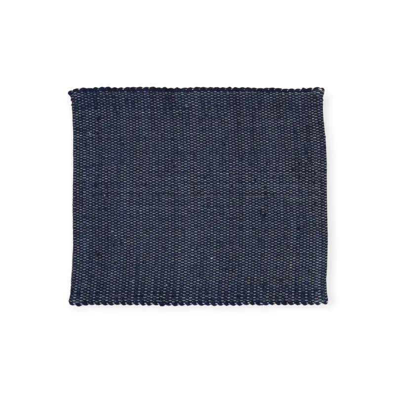 Amelia Jackson Placemat and Table Runners Dhurrie Tabby Navy SPM012