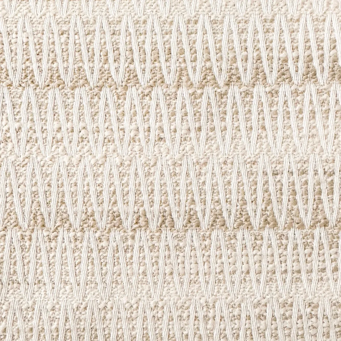 Anaya Home Summer Twist Beige Indoor Outdoor Table Runner