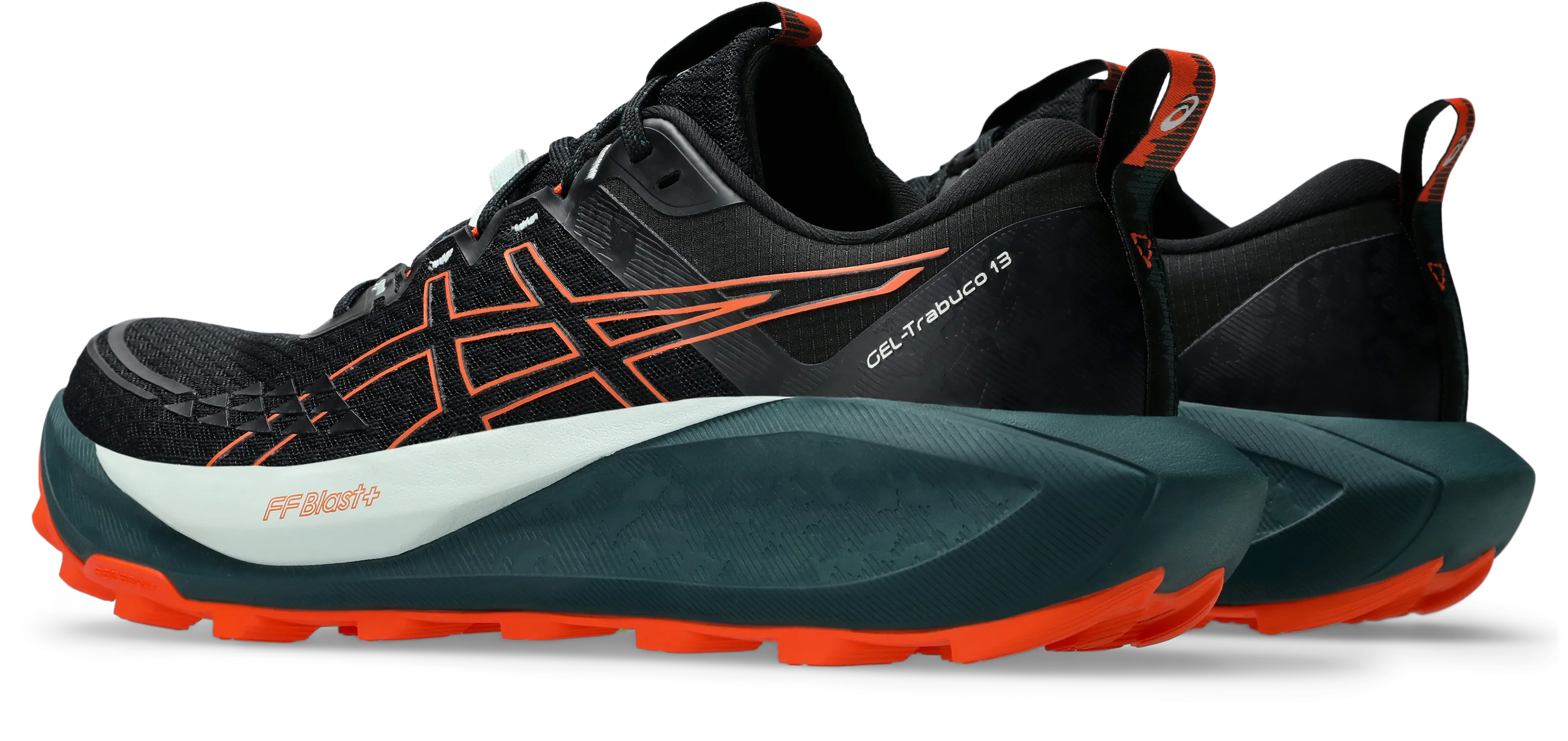 Asics Men's Gel Trabuco 13 Trail Running - Black/Nova Orange