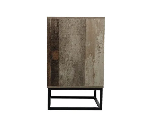 Bedside Table 2 Drawers with Shelf - BADAN