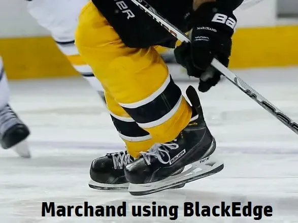 BlackEdge CCM Hyperglide Black Steel Skate Runners