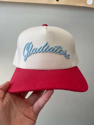 Blue/Red Gladiators Baseball Trucker