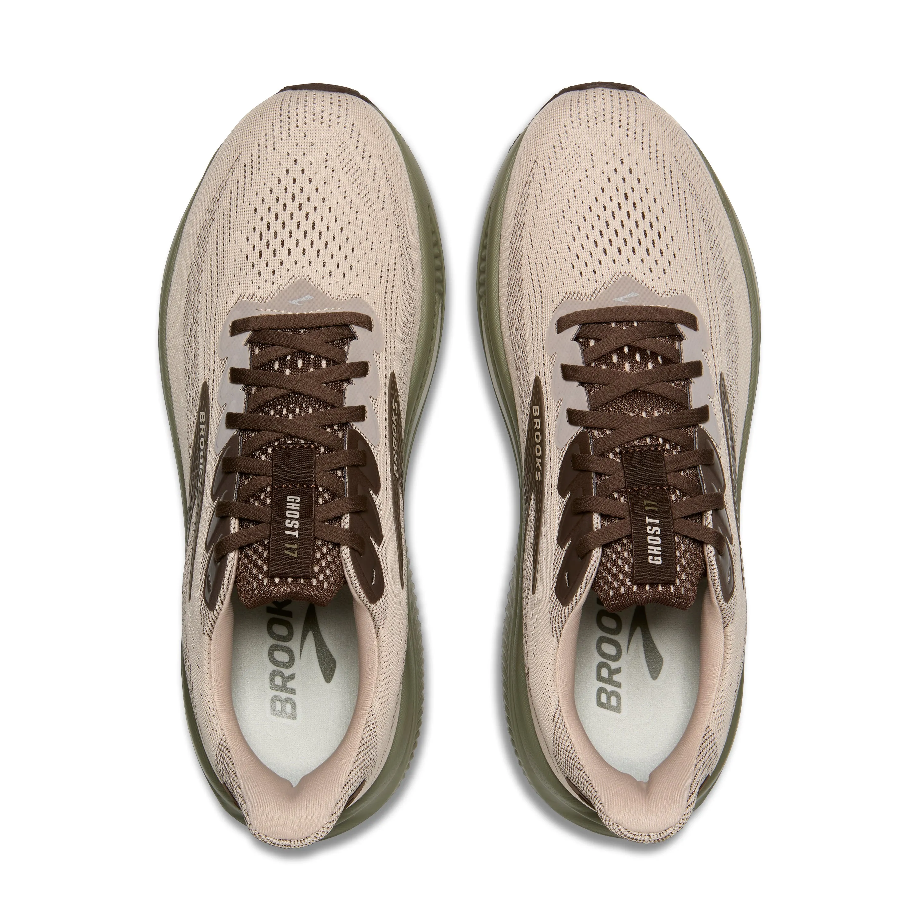 Brooks | Ghost 17 | Men's | Chateau Gray/Brown/Olive