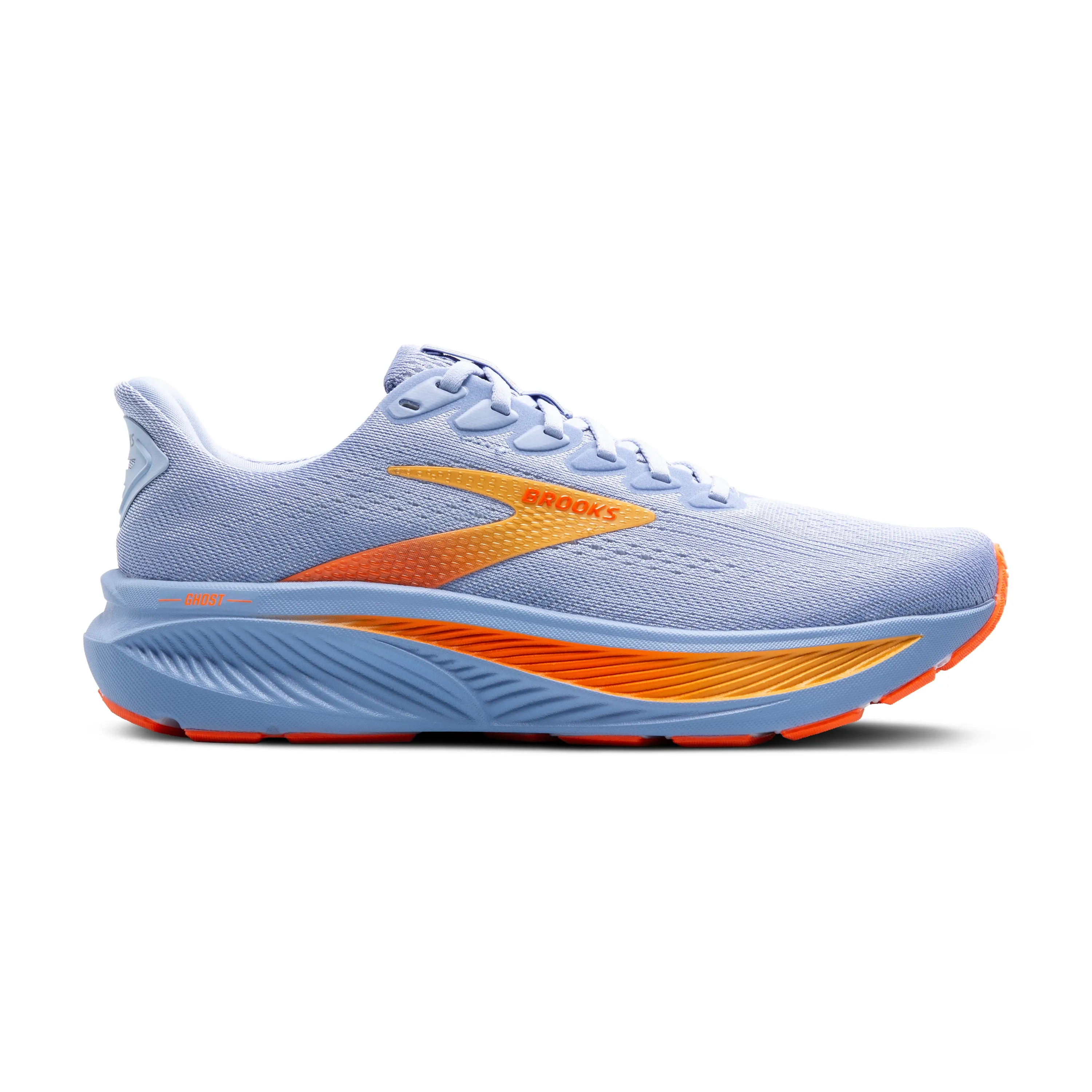 Brooks | Ghost 17 | Women's | Blue Heron/White/Orange