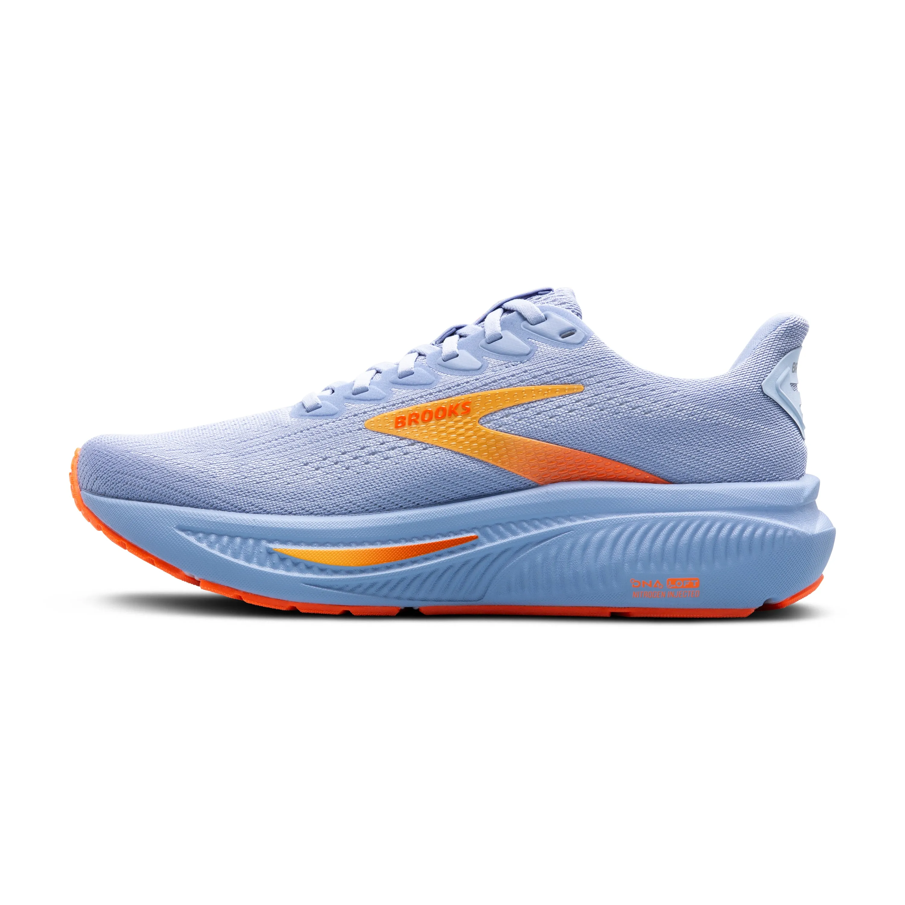 Brooks | Ghost 17 | Women's | Blue Heron/White/Orange