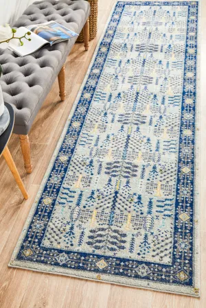 Century 988 Blue Runner Rug