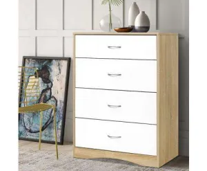 Chest of Drawers - White Wood