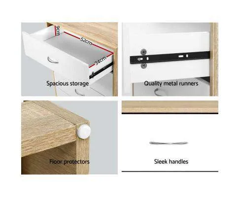 Chest of Drawers - White Wood
