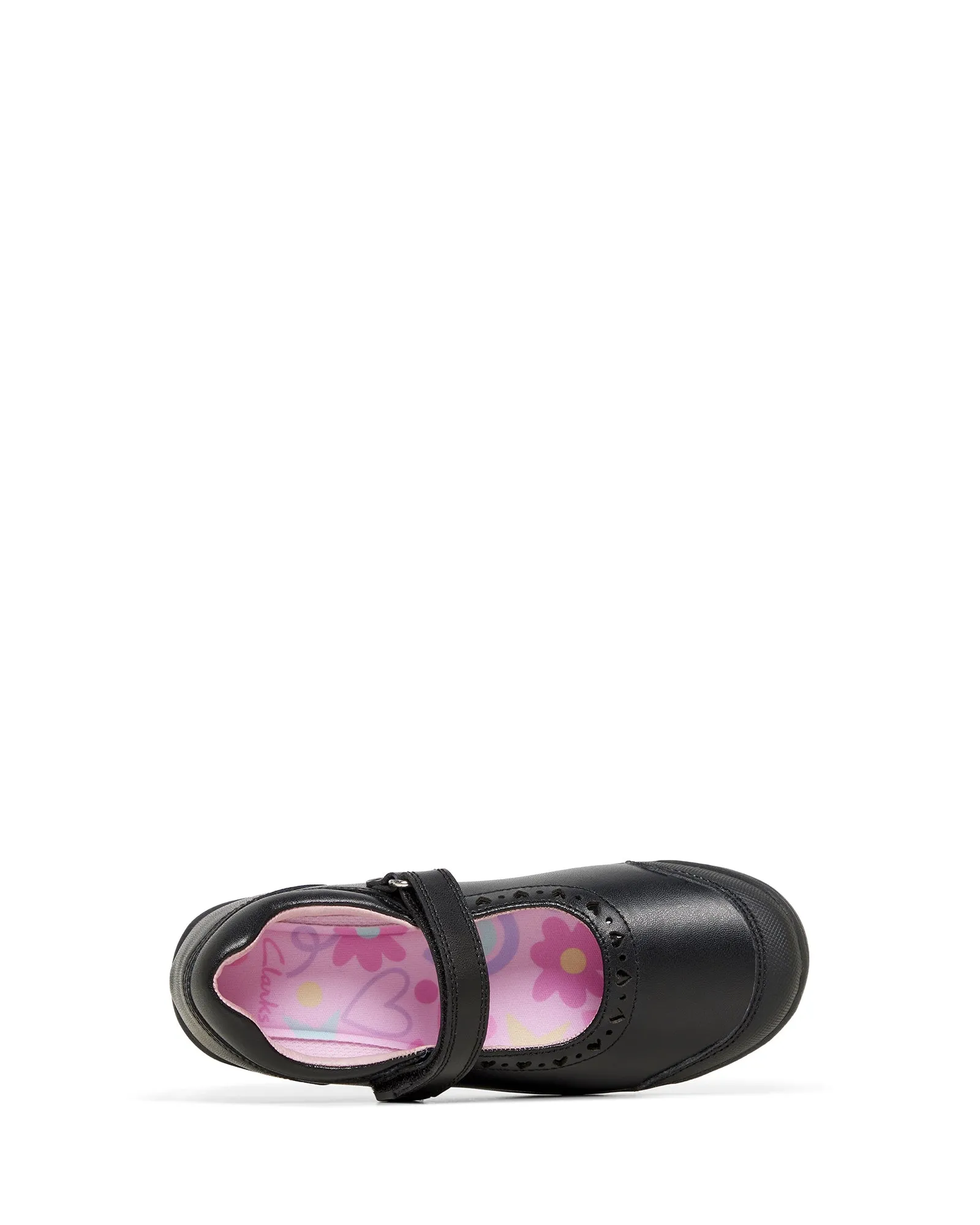 CLARKS BIANCA E FIT/WIDTH - BLACK