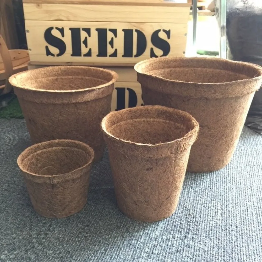 Coir Fibre Pots - Various Sizes