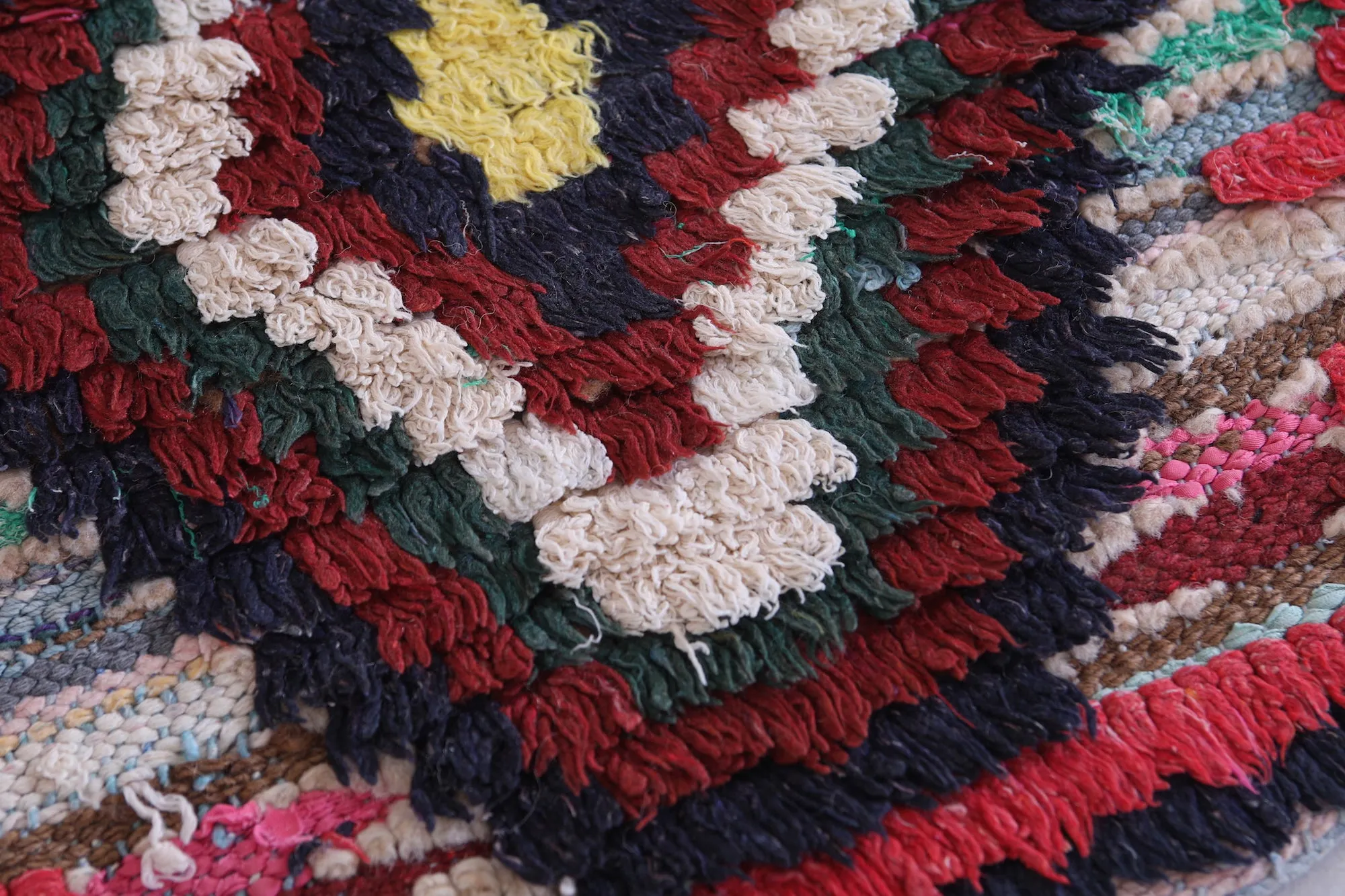 Colorful Moroccan Hallway Rug 2.4 X 6.4 Feet