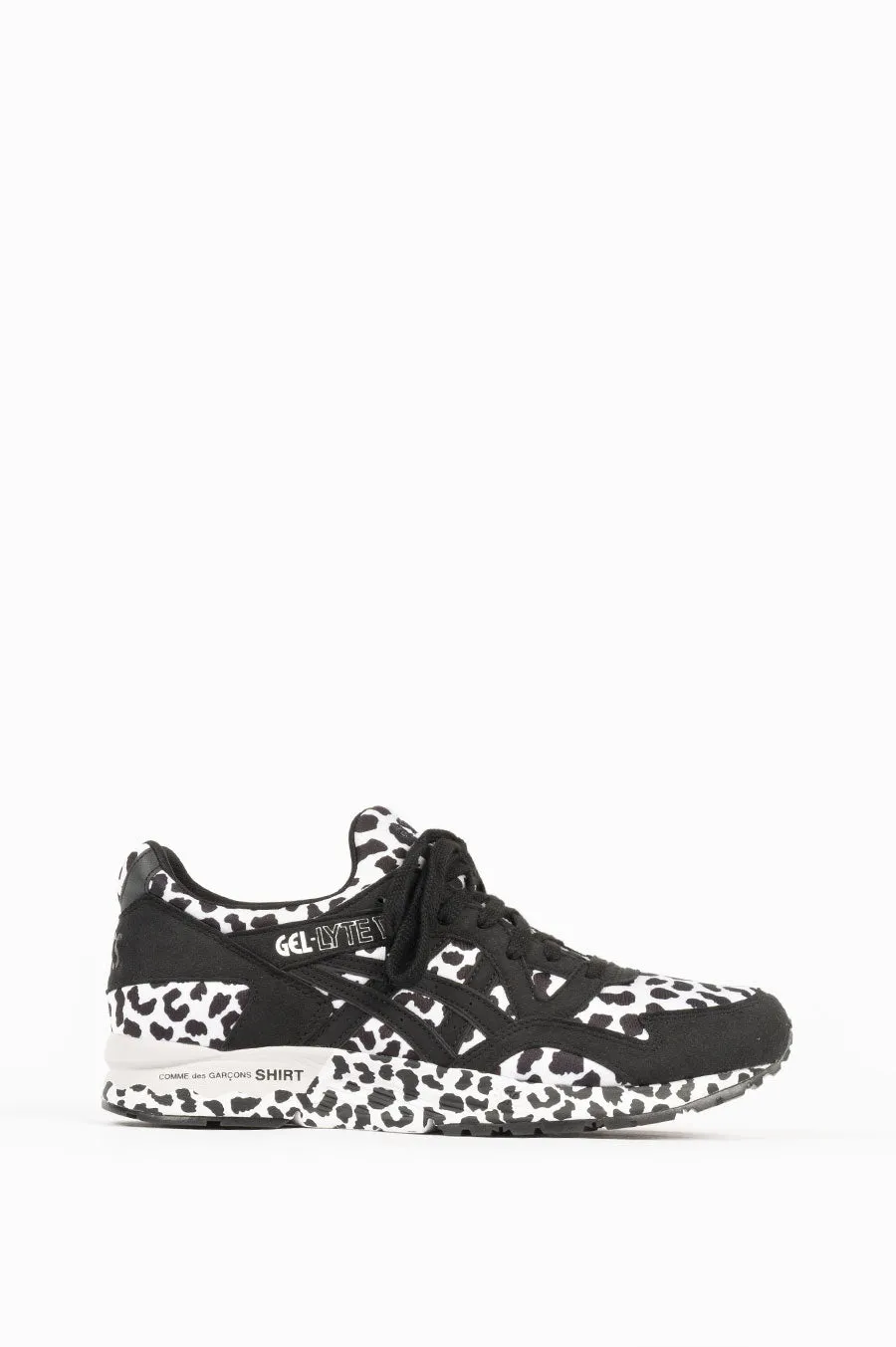 COMME DES GARCONS SHIRT X ASICS GEL LYTE V LEOPARD BLACK