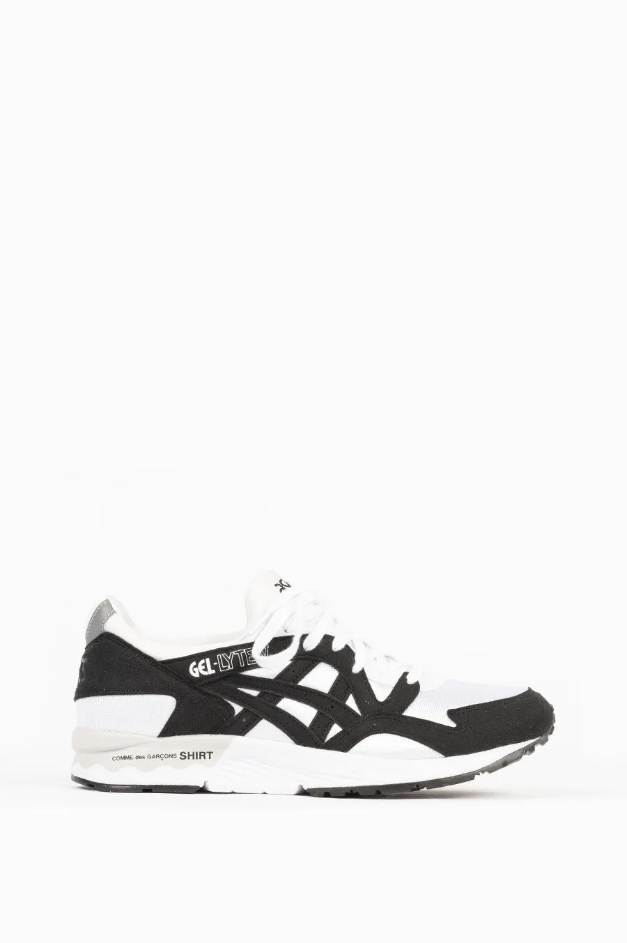 COMME DES GARCONS SHIRT X ASICS GEL LYTE V WHITE BLACK