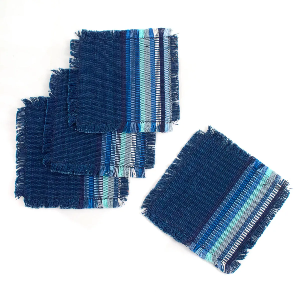 Cotton Coaster Set of 4 /Multiple Colors