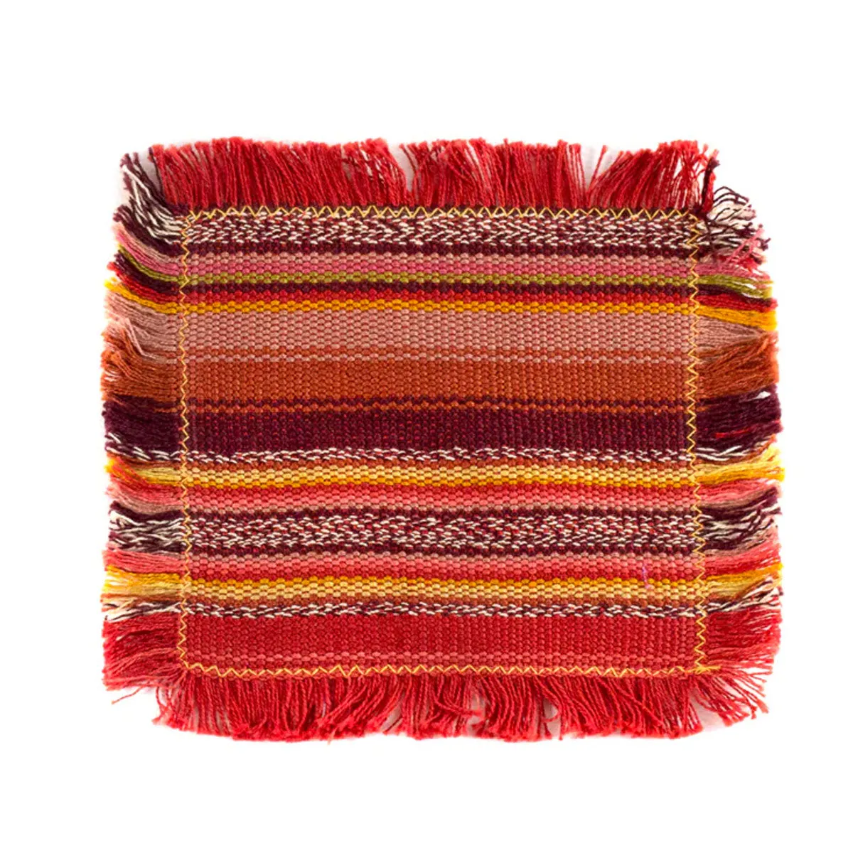 Cotton Coaster Set of 4 /Multiple Colors