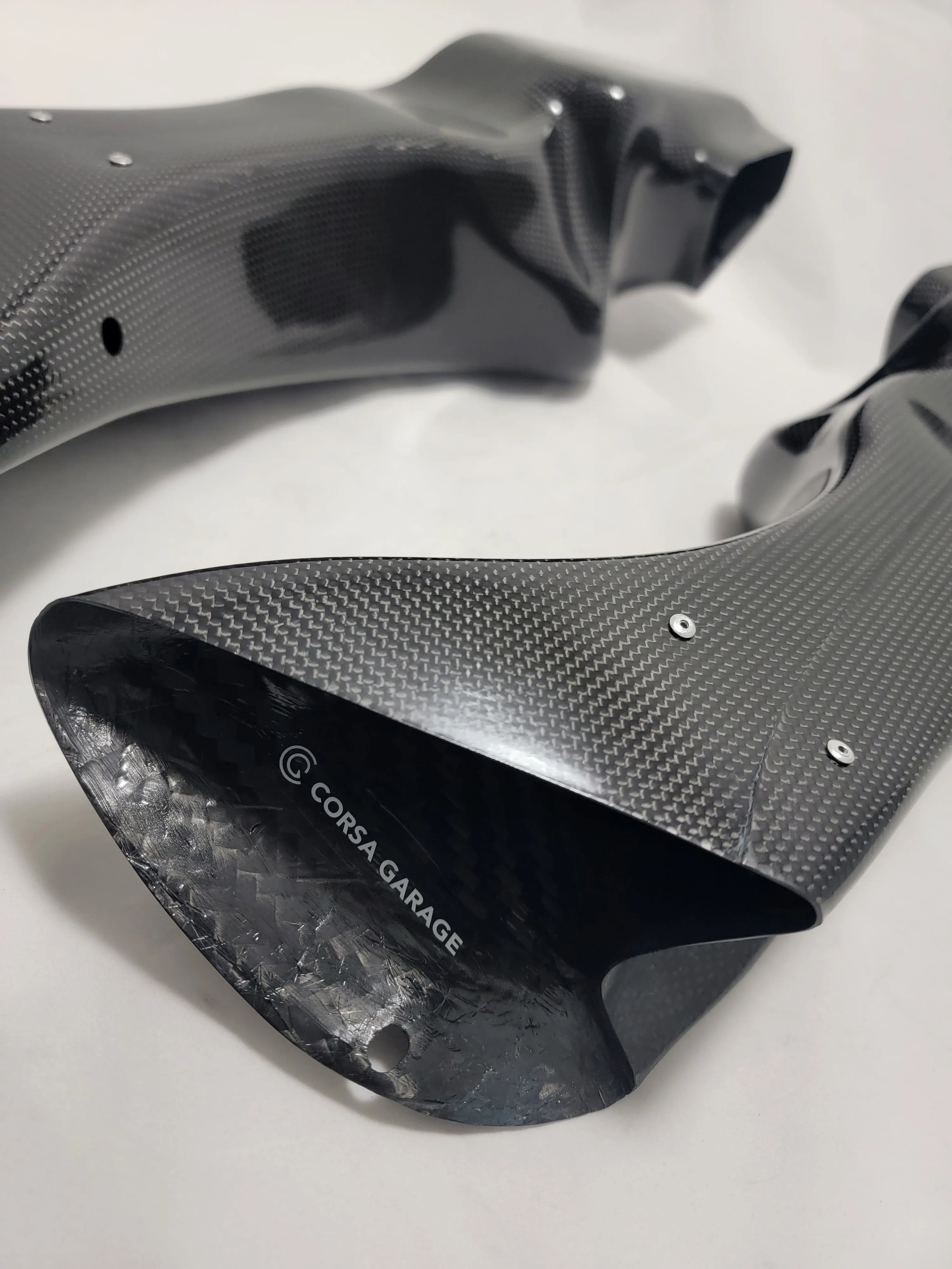Ducati Carbon Fiber Air Runner Tubes Strada 748-998